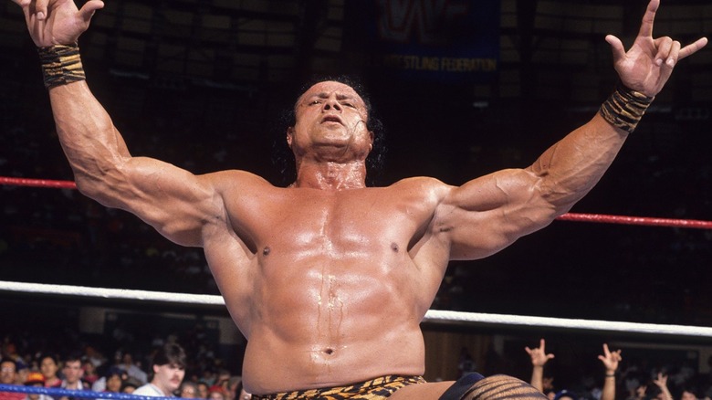 Jimmy Snuka poses