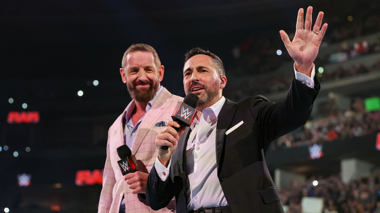 Wade Barrett and Joe Tessitore on WWE Raw