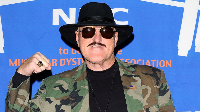 Sgt. Slaughter posing