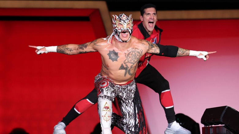 Rey Fenix smiling 