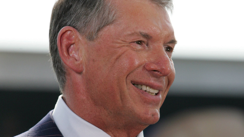 Vince McMahon smiling