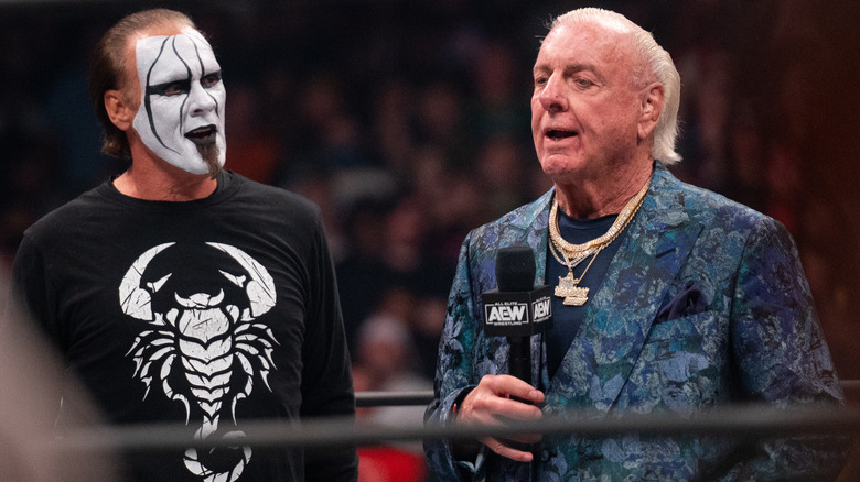 Sting and Ric Flair