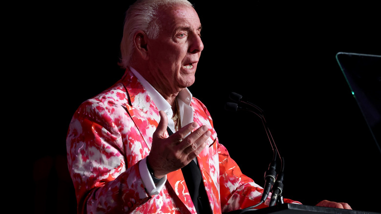 Ric Flair speaks at his own "Roast of Ric Flair" event