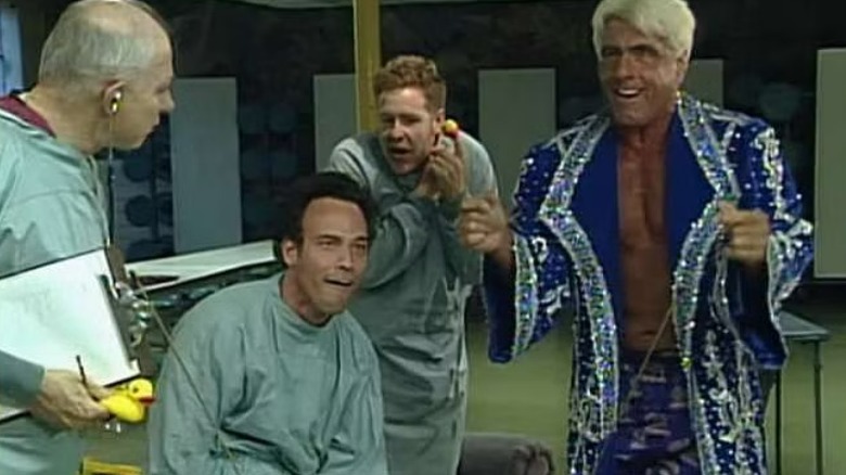 Flair partying in a psychiatric hospital