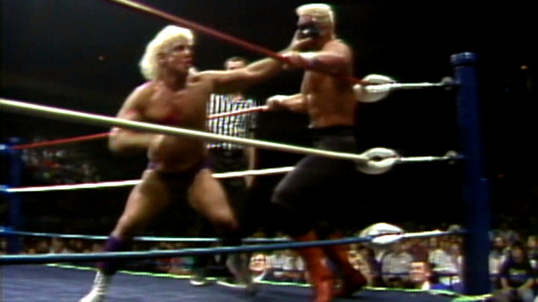 Ric Flair wrestling Sting 