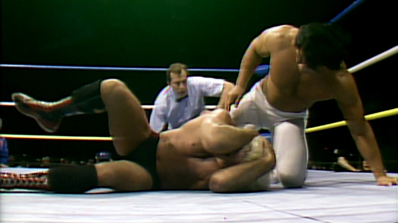 Ricky Steamboat wrestling Ric Flair