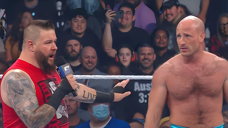 Kevin Owens and Ricky Gibson on WWE SmackDown