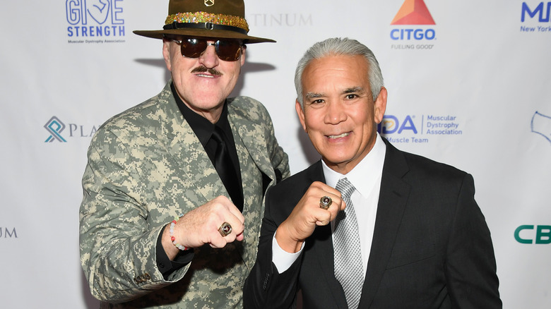 Sgt. Slaughter and Ricky Steamboat