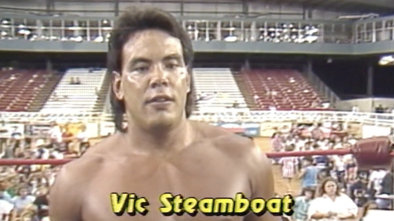 Vic Steamboat in World Class Championship Wrestling in 1987.