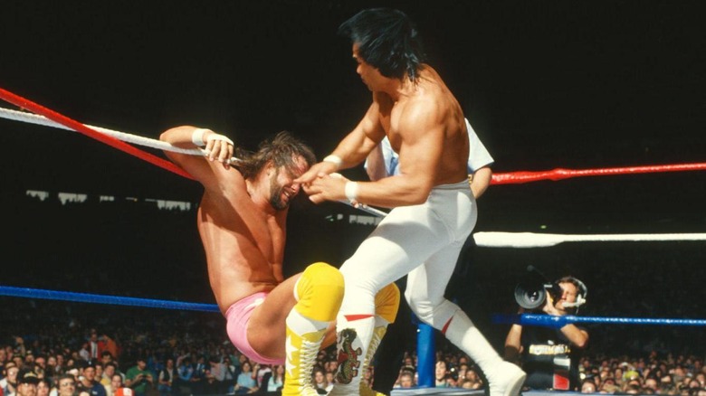 Ricky Steamboat vs. Randy Savage at WrestleMania III.