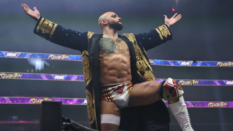 Ricochet makes his entrance