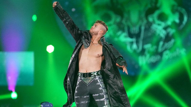 Will Ospreay enters the ring during the New Japan Pro-Wrestling～Wrestle Kingdom 18 in Tokyo Dome on January 04, 2024 in Tokyo, Japan.