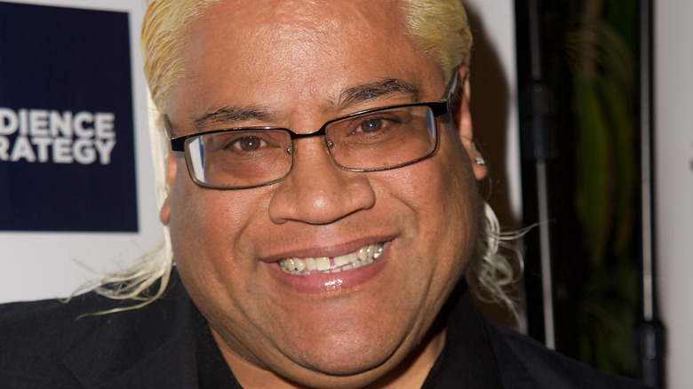 Rikishi smiling