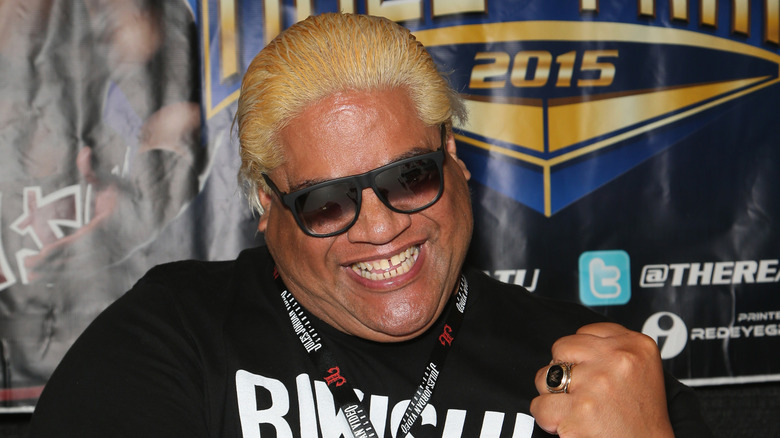 Rikishi laughing