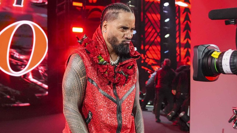 Jimmy Uso makes his entrance