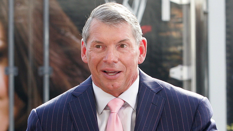 Vince McMahon at an event