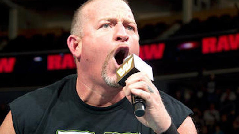 Road Dogg microphone in-ring promo