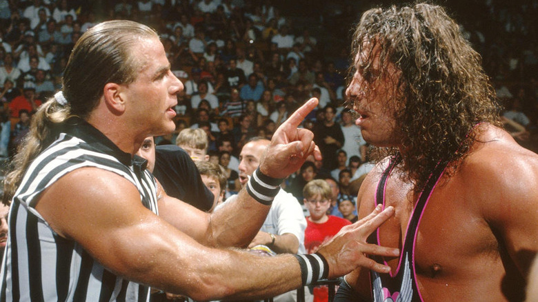 Shawn Michaels and Bret Hart