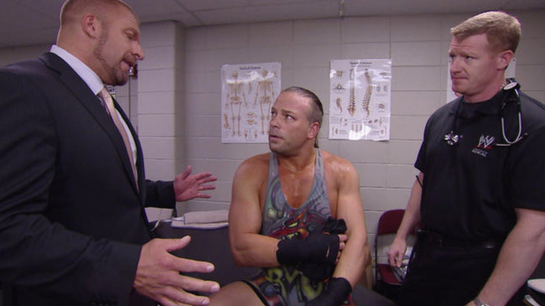 Triple H and Rob Van Dam in 2013