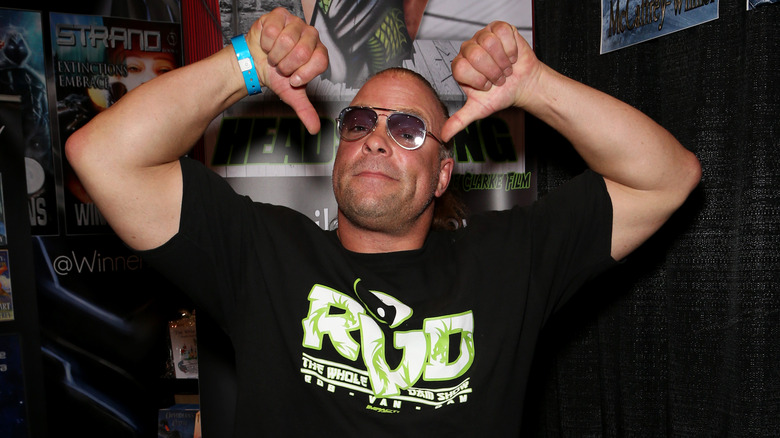 Rob Van Dam posing