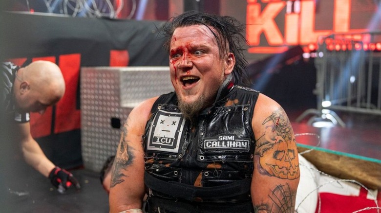 Sami Callihan smiling