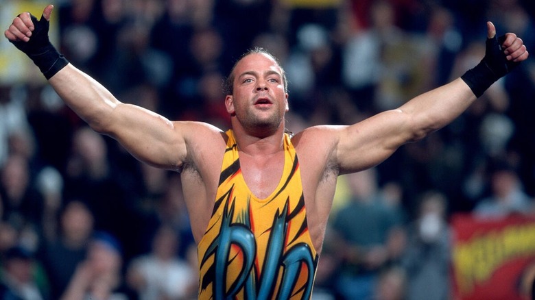 Rob Van Dam with his signature pose