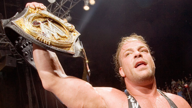 Rob Van Dam Poses As WWE Champion