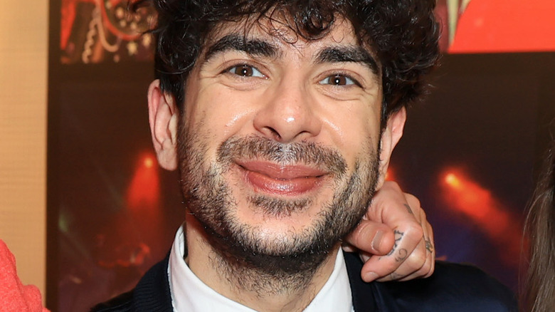 Tony Khan smiling