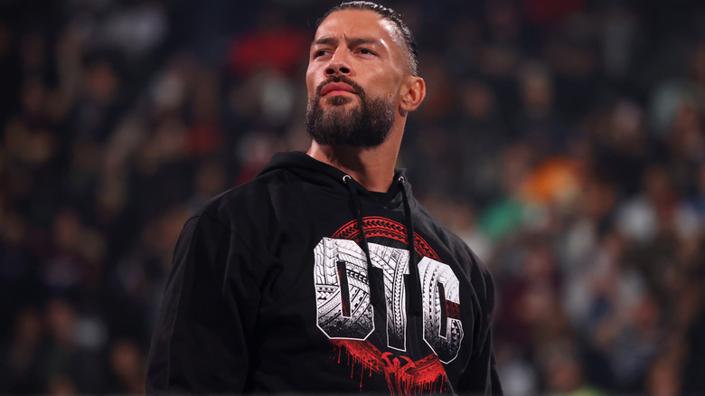 Roman Reigns in OTC hoodie