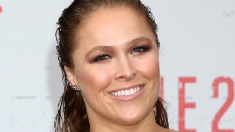 Ronda Rousey smiles