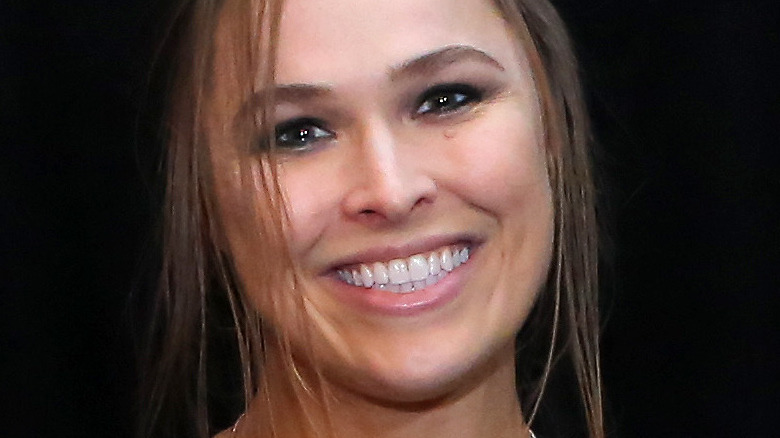 Ronda Rousey smiles