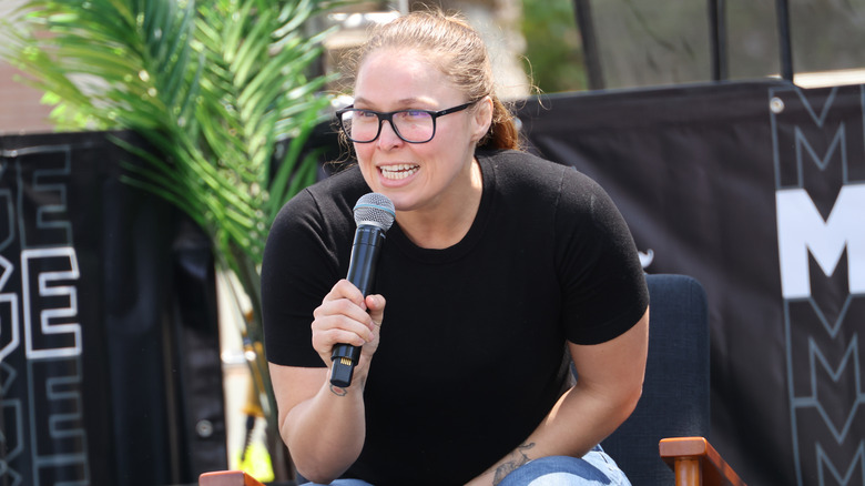 Ronda Rousey smiling