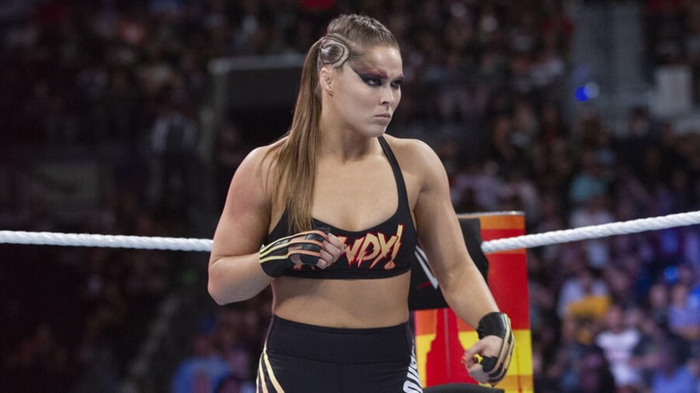 Ronda Rousey in the ring