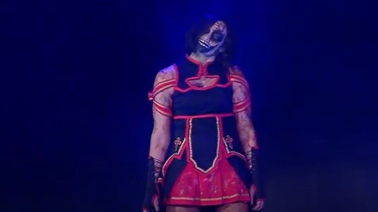 Rosemary makes her debut in The Decay stable on an episode of TNA, wearing an undead cheerleader costume.