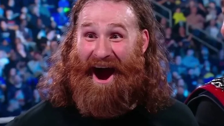 Sami Zayn elated