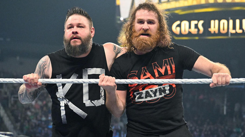 Sami Zayn and Kevin Owens In The Ring 