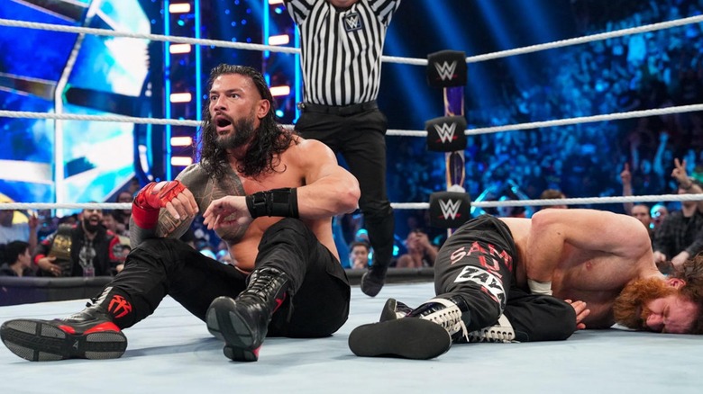 Roman Reigns Reacts As Sami Zayn Kicks Out His Spear