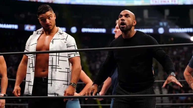 Ethan Page and Scorpio Sky