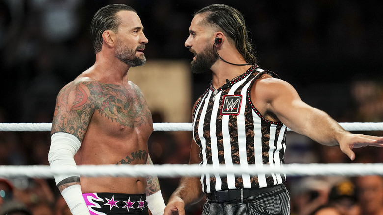 Seth Rollins serves as special referee for CM Punk's WWE SummerSlam match