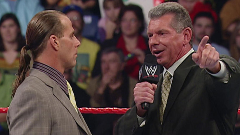 Shawn Michaels and Vince McMahon