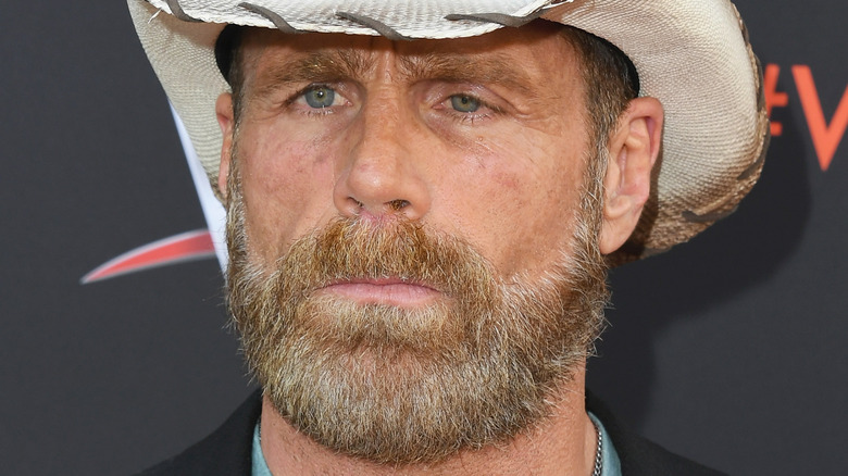 Shawn Michaels looking away