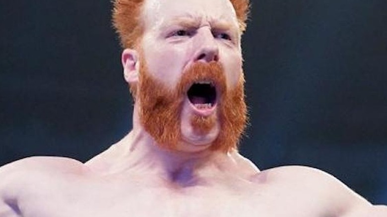 Sheamus posing 