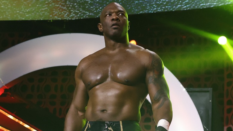 Shelton Benjamin looking serious