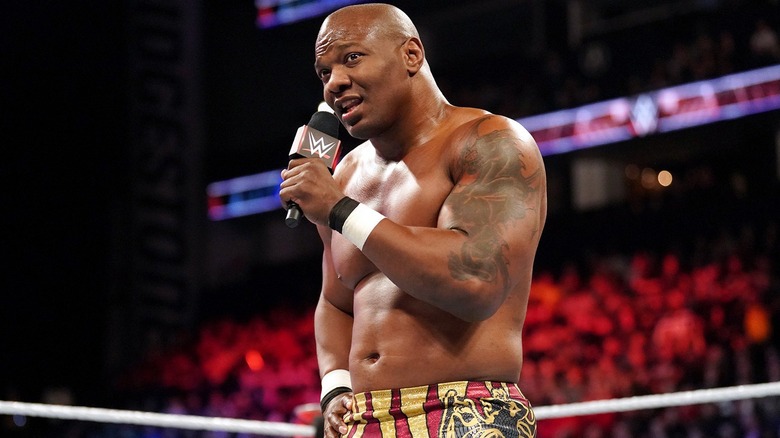 Shelton Benjamin cuts a promo