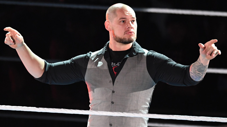 Baron Corbin enters the ring during the WWE Live Tokyo at Ryogoku Kokugikan on June 29, 2019 in Tokyo, Japan