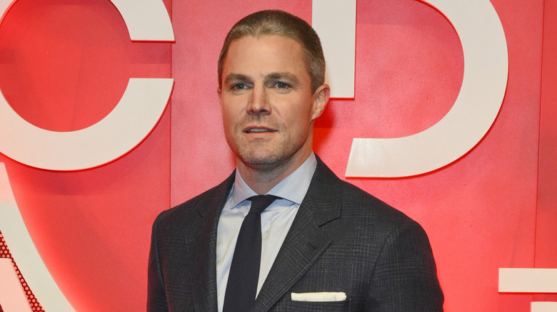 Stephen Amell at a movie premiere