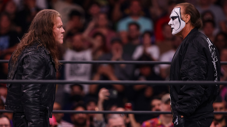 Sting And Chris Jericho Address AEW Tease Of First-Time Match Between Them