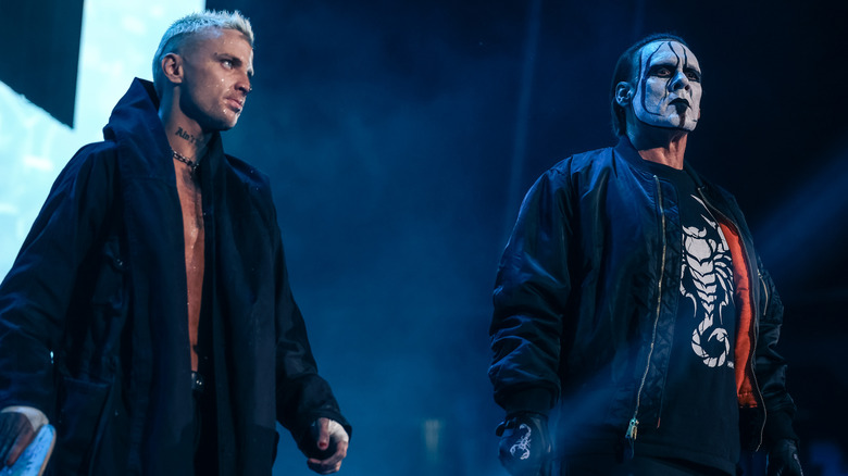 Darby Allin and Sting make their entrance