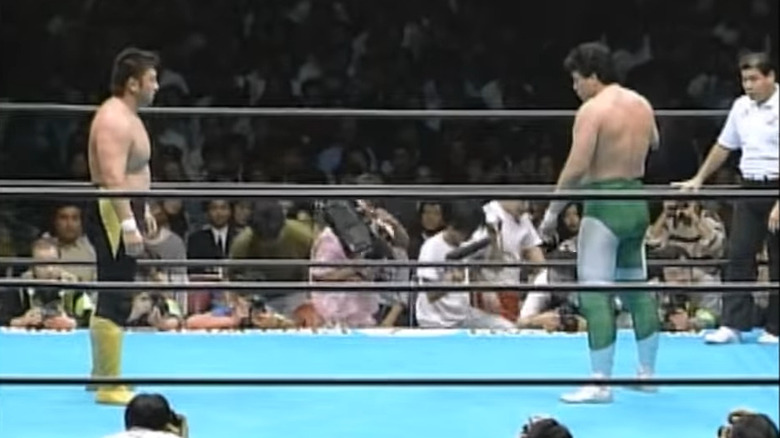 Misawa facing Kawada