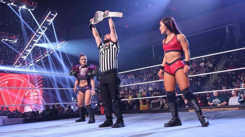 Lyra Valkyria and Roxanne Perez are set for NXT Women's Championship action ahead of Lola Vice's ill-advised cash-in.